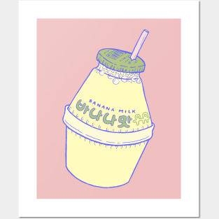 Banana Milk Posters and Art